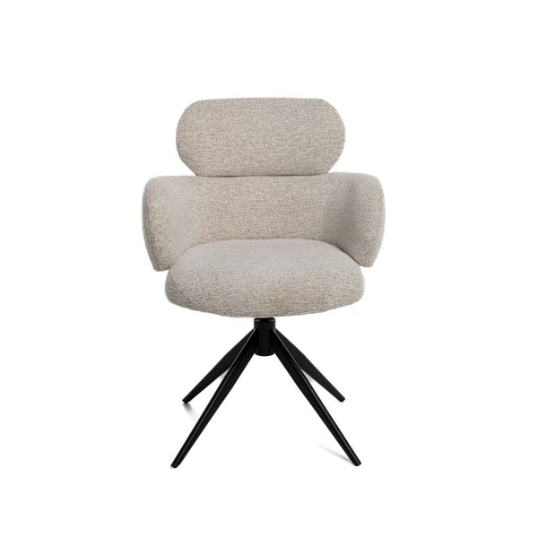 Hovedbilde Matteo spisestol med sving og vipp (Present lys beige melert)