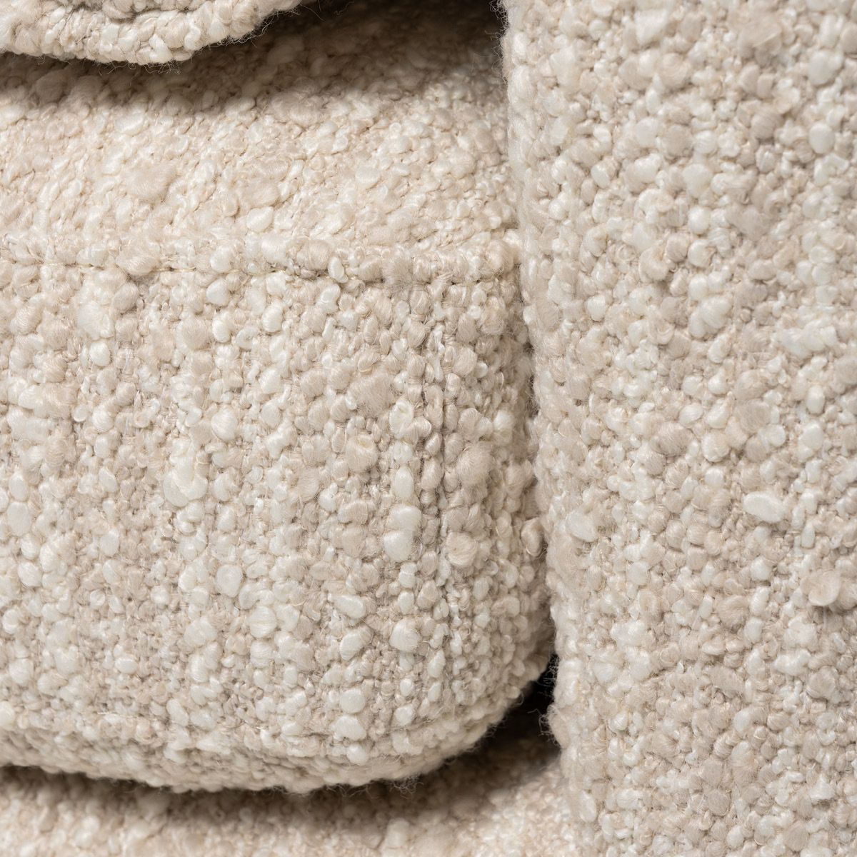 Marlow sittebenk (150x55x60) grovvevd krem/beige melert 