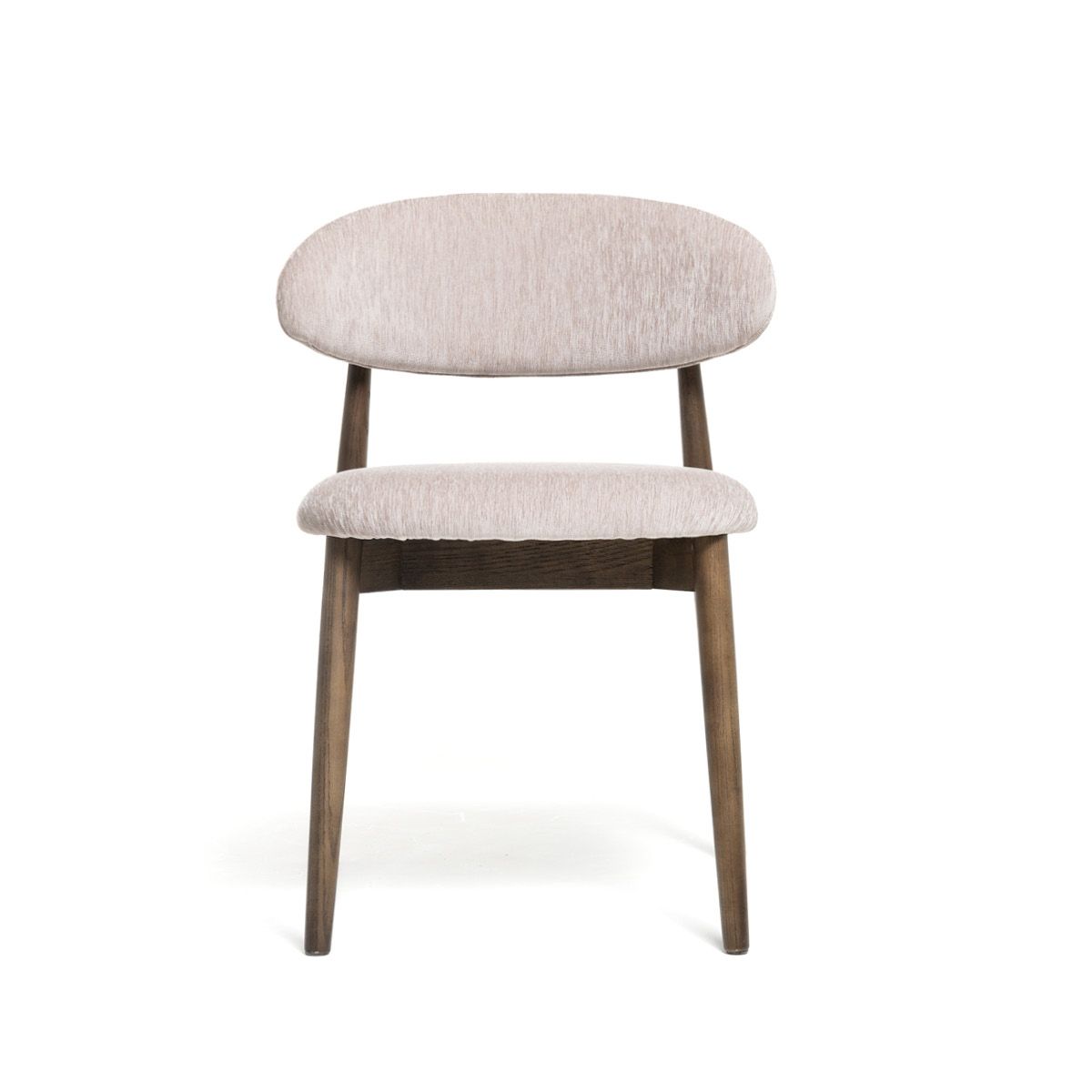 Malmø spisestol heltre røkt eik (stoff Boston beige)