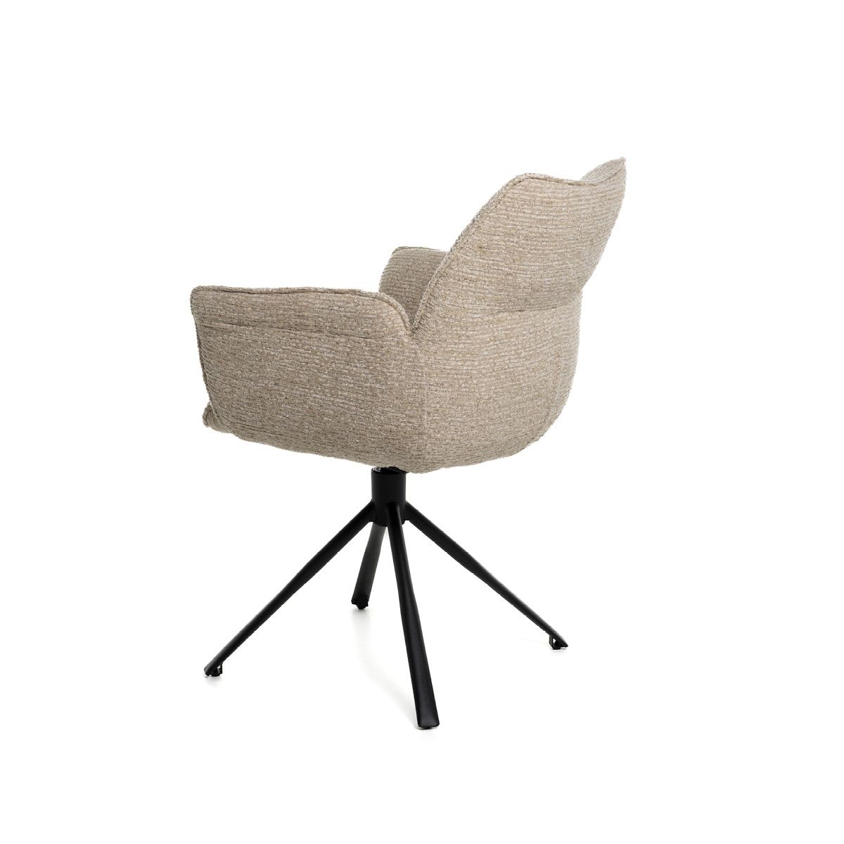 Marco spisestol med sving og vipp (Eyelash beige)