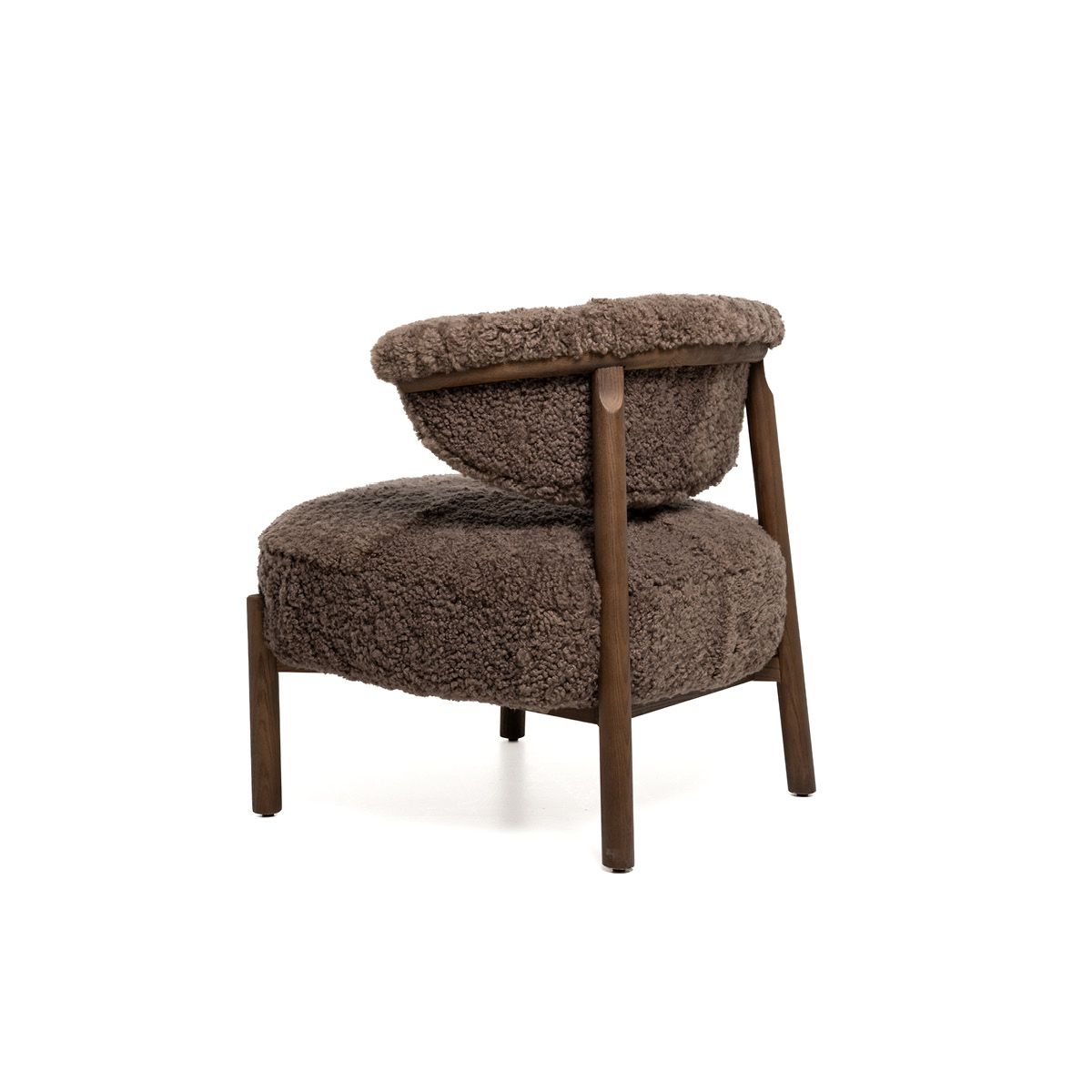 Lodge lenestol (77x69x75) saueskinn mushroom