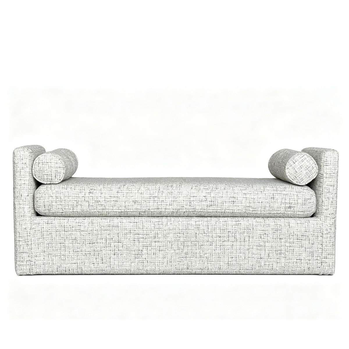 Marlow sittebenk (150x55x60) Harmel krem/gråblå melert 