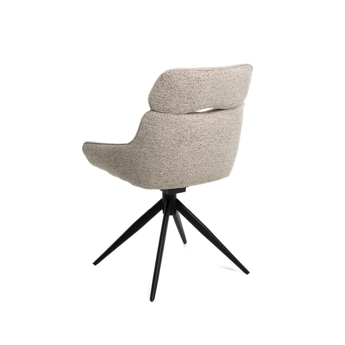 Noah spisestol med sving og vipp (Present gråbrun melert)