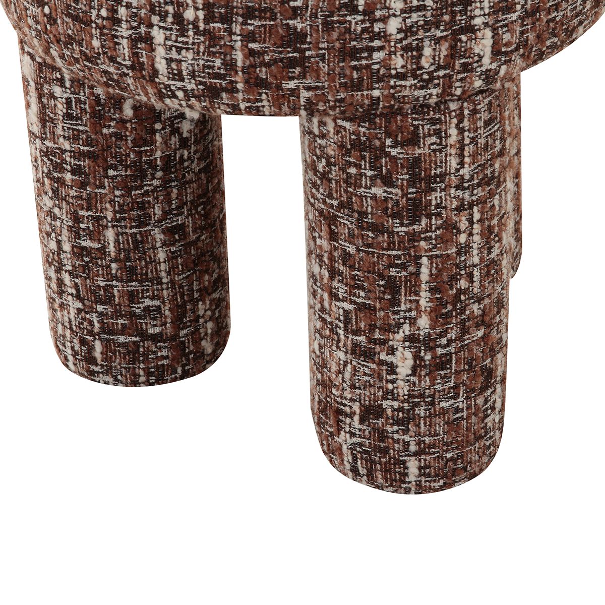 Pilier puff (brunmelert) ø44 h49