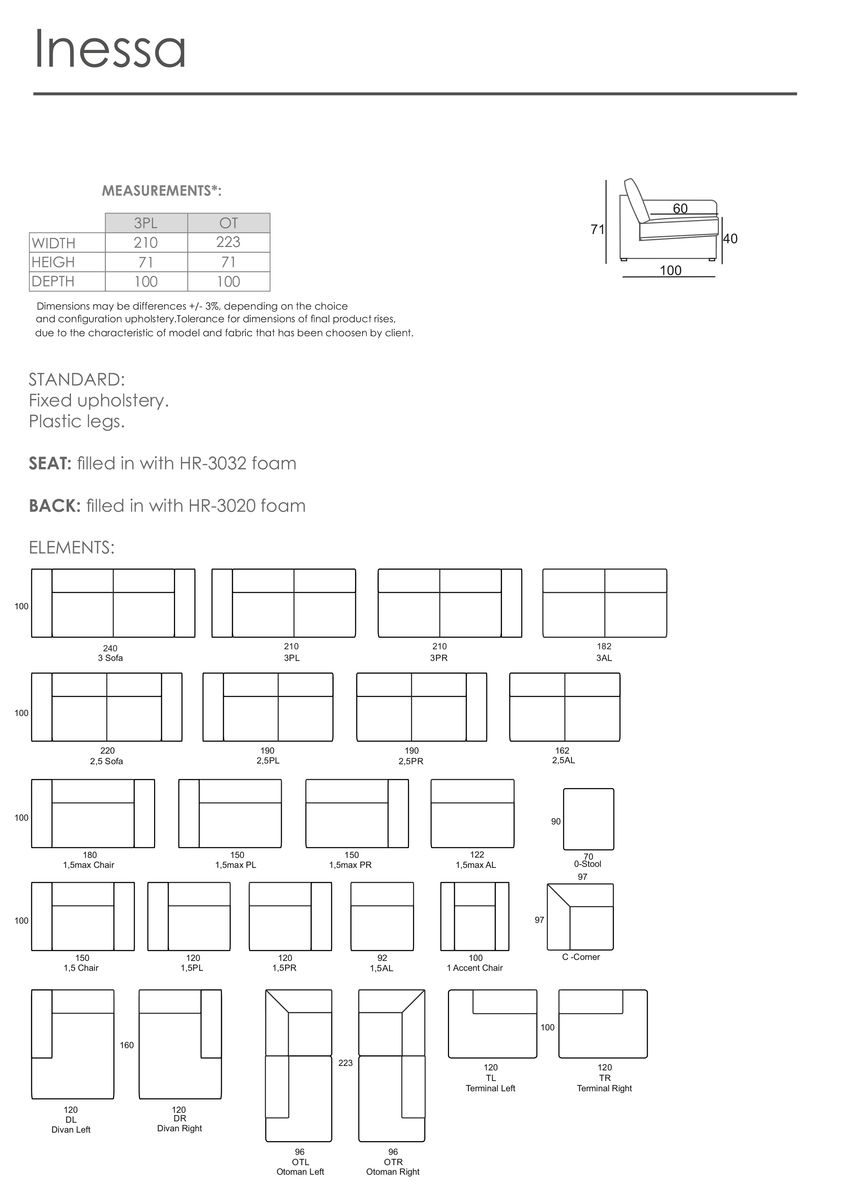  Inessa 1,5 maxPL+1,5max PR (300x100 Tokio beige 170)