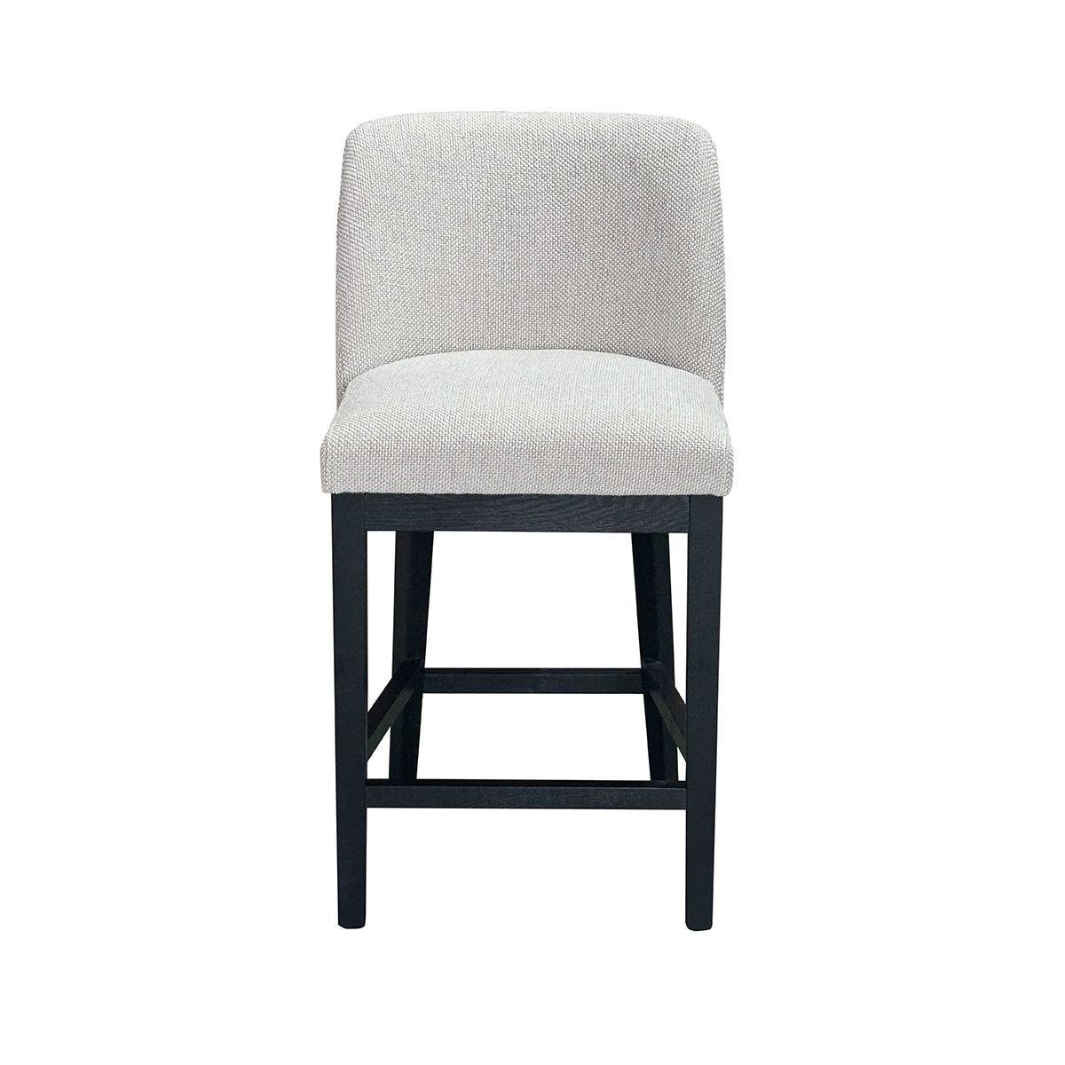 Hedda barstol (Silent lys sand) sort eik ramme og ben