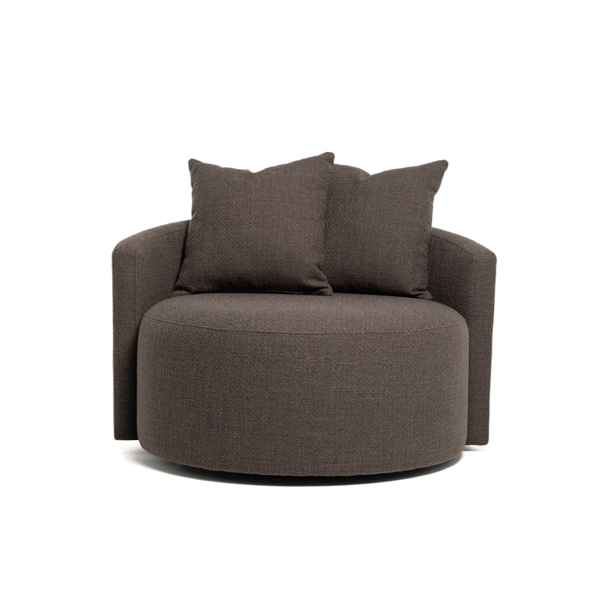 Noemi lenestol med sving (111x108x88) Fab brun